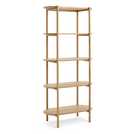 Habitat Edin 5 Tier Shelving Unit in Natural 182x80x41cm, UK version