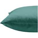 Habitat teal velvet cushion cover 2 pack 43x43cm, UK version