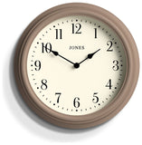Jones wall clock Mole Grey 30.5cm, UK version