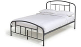Argos Home Pippa dark grey small double metal bed frame - British product