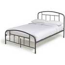 Argos Home Pippa dark grey small double metal bed frame - British product
