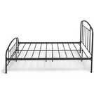 Argos Home Pippa dark grey small double metal bed frame - British product