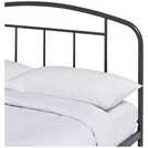 Argos Home Pippa dark grey small double metal bed frame - British product