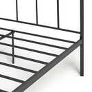 Argos Home Pippa dark grey small double metal bed frame - British product