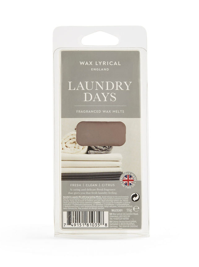 Wax Lyrical Waxmelt Laundry Days GOODS ASDA   