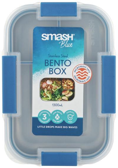 Smash Blaue Edelstahl-Bento-Lunchbox