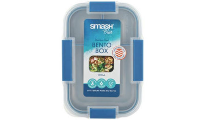 Smash Blaue Edelstahl-Bento-Lunchbox