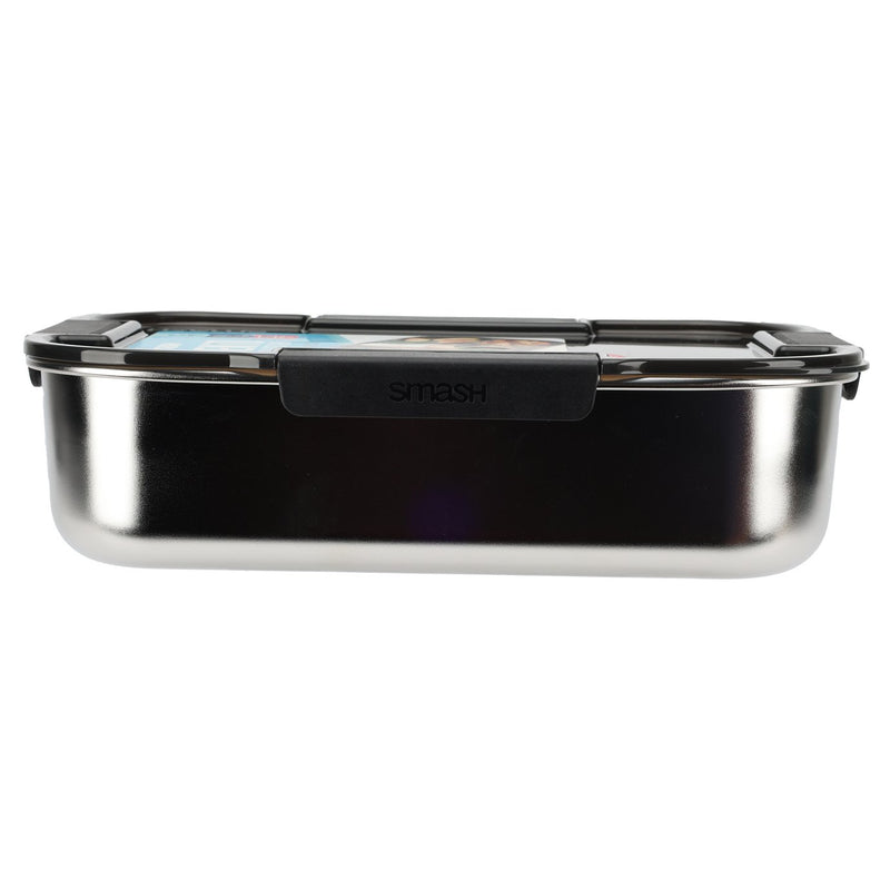 Blue stainless steel bento lunch box 1200ml (British brand)
