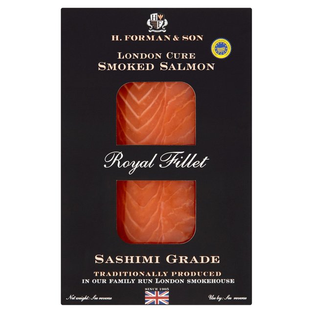 H. Forman & Son Royal Smoked Salmon Fillet   200g GOODS M&S   