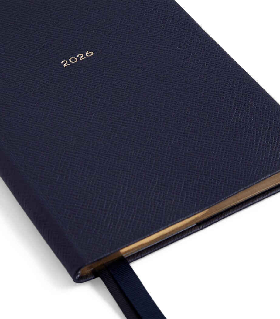 Smythson Soho leather A5 2026 diary (British brand)