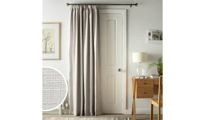 Rideau de porte thermique Argos Home - Gris - 117 x 213 cm