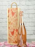 Le Bon Vin Sparkling Rosé Wine In A Love Heart Gift Set
