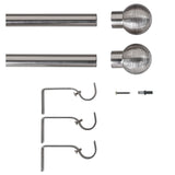 Argos Home steel extendable curtain pole 110cm-300cm - British product