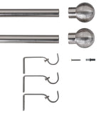 Argos Home steel extendable curtain pole 110cm-300cm - British product