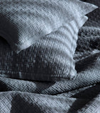 Amalia Adorno linen quilted bedspread 290cm x 250cm - British product