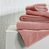 Habitat anti-microbial towel set in blush, UK version