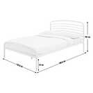 Argos Home Jubilee Double Metal Bed Frame in Black - British product