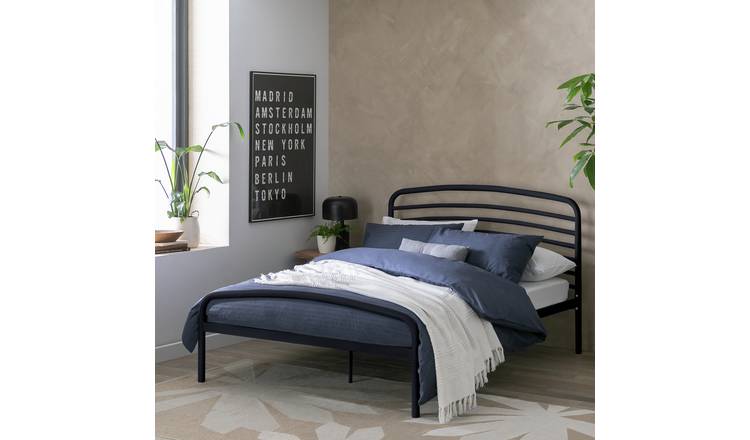 Argos Home Jubilee Double Metal Bed Frame in Black - British product
