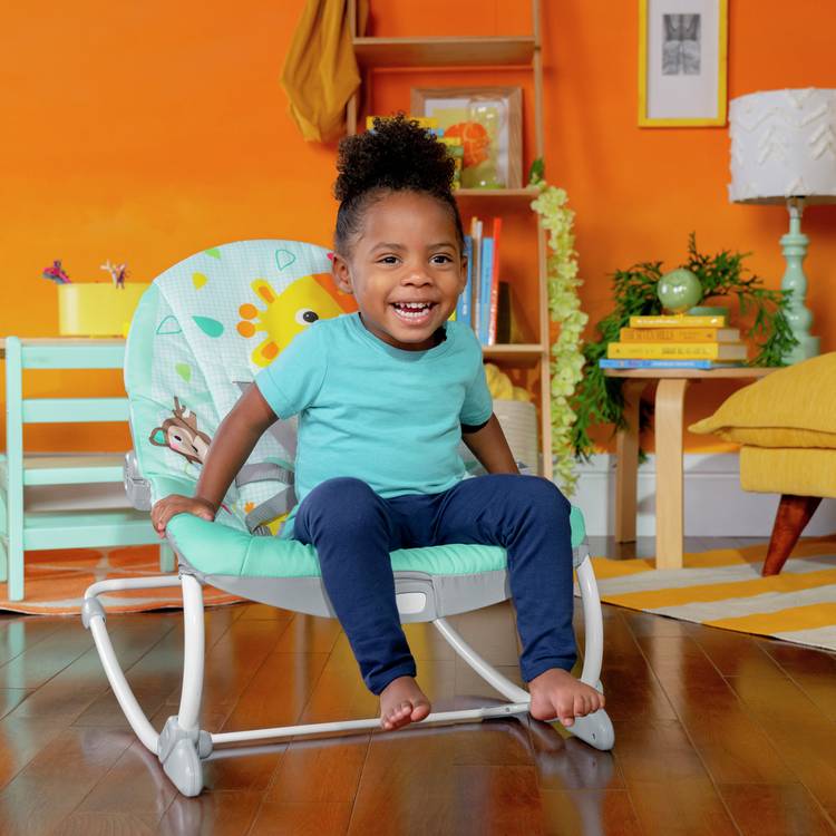 Bright Starts Safari Blast Rocker baby rocker - British product