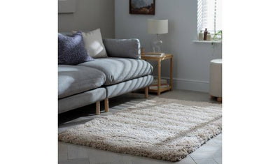 Argos Habitat Airmaster Plain Sand Shaggy Rug 160x230cm- Buy online at McGrocer
