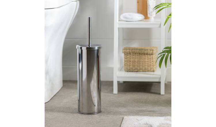 Argos Home toilet brush silver 38cm, imported from the UK