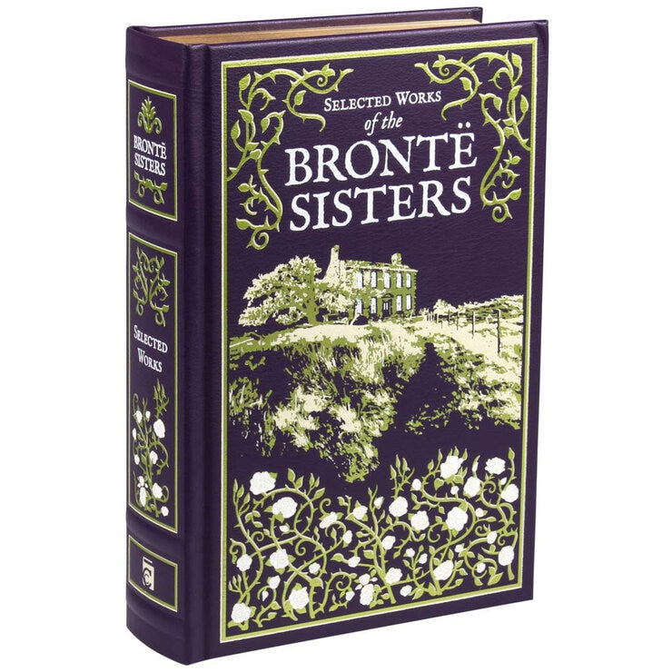 Collection de romans classiques des sœurs Brontë reliée en cuir (marque britannique)