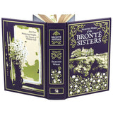 Collection de romans classiques des sœurs Brontë reliée en cuir (marque britannique)