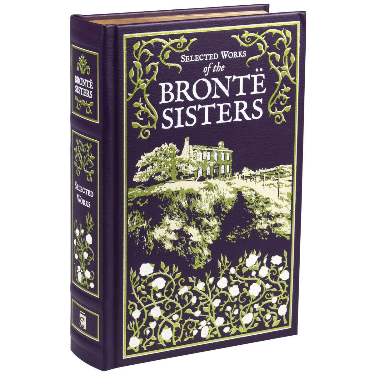 Collection de romans classiques des sœurs Brontë reliée en cuir (marque britannique)