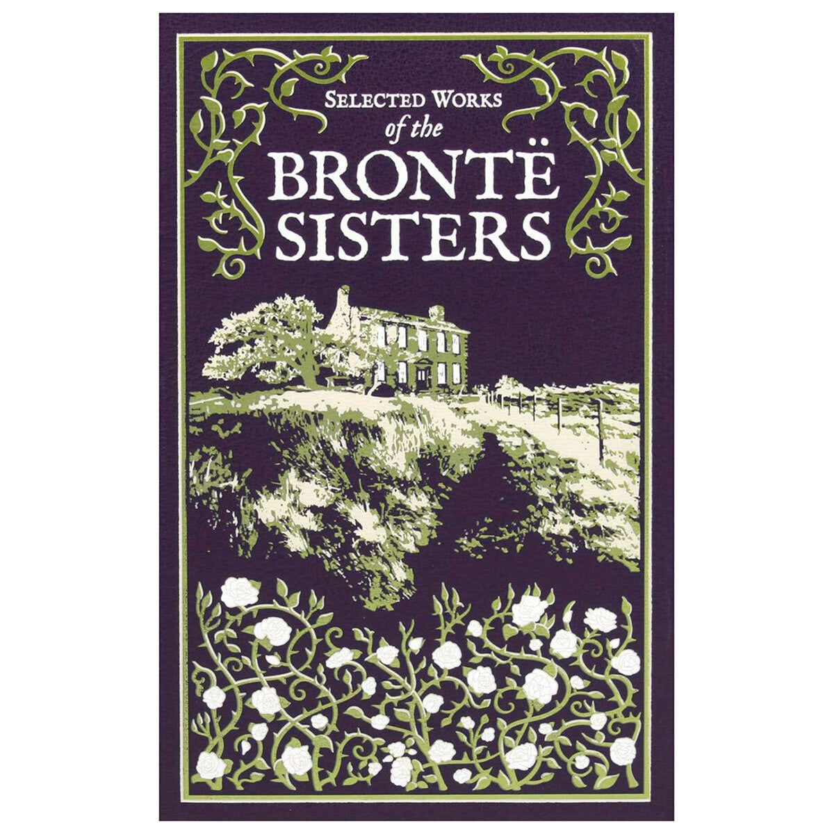 Collection de romans classiques des sœurs Brontë reliée en cuir (marque britannique)