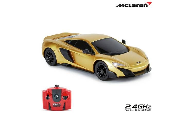 CMJ RC Cars 1:24 McLaren 675LT Gold Car GOODS Argos