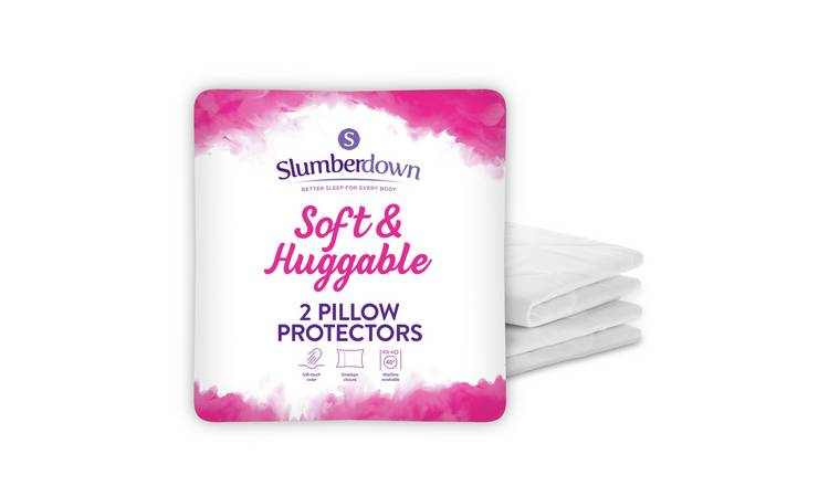 Slumberdown pillow protector pair 65x50cm, UK version