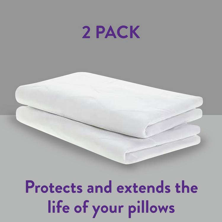 Slumberdown pillow protector pair 65x50cm, UK version