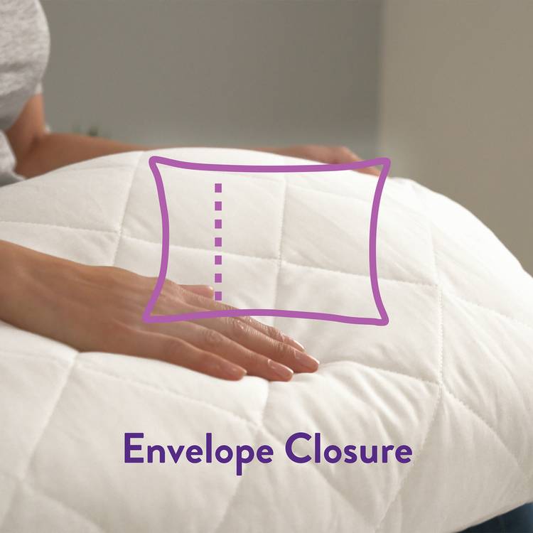 Slumberdown pillow protector pair 65x50cm, UK version