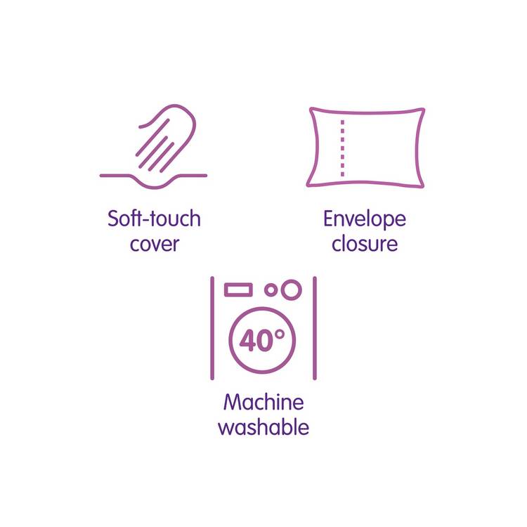 Slumberdown pillow protector pair 65x50cm, UK version