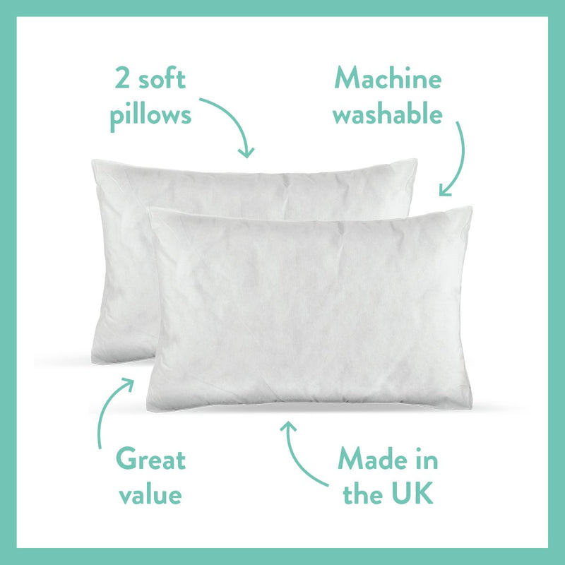Dreamwell Soft Support Front Pillow 2 pack - British product
