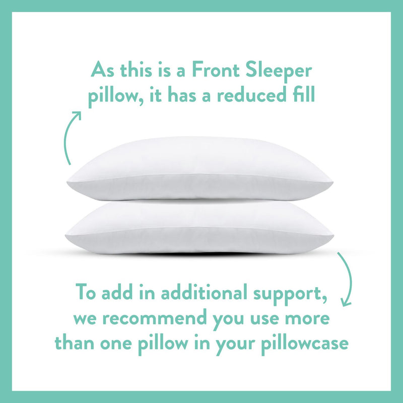 Dreamwell Soft Support Front Pillow 2 pack - British product