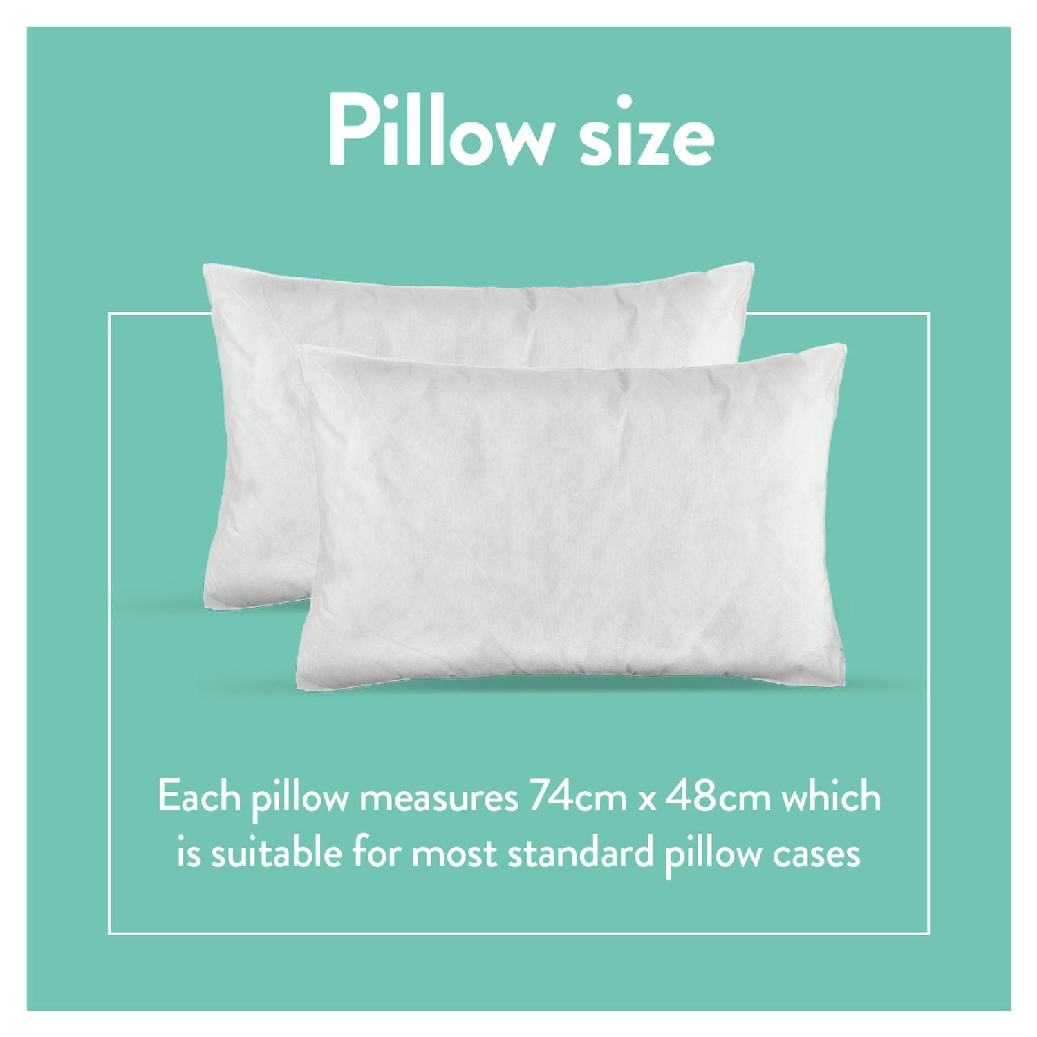 Dreamwell Soft Support Front Pillow 2 pack - British product