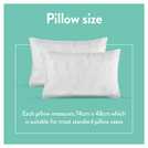 Dreamwell Soft Support Front Pillow 2 pack - British product