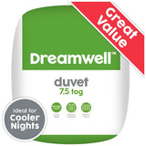 Dreamwell medium weight 7.5 tog double duvet - British product