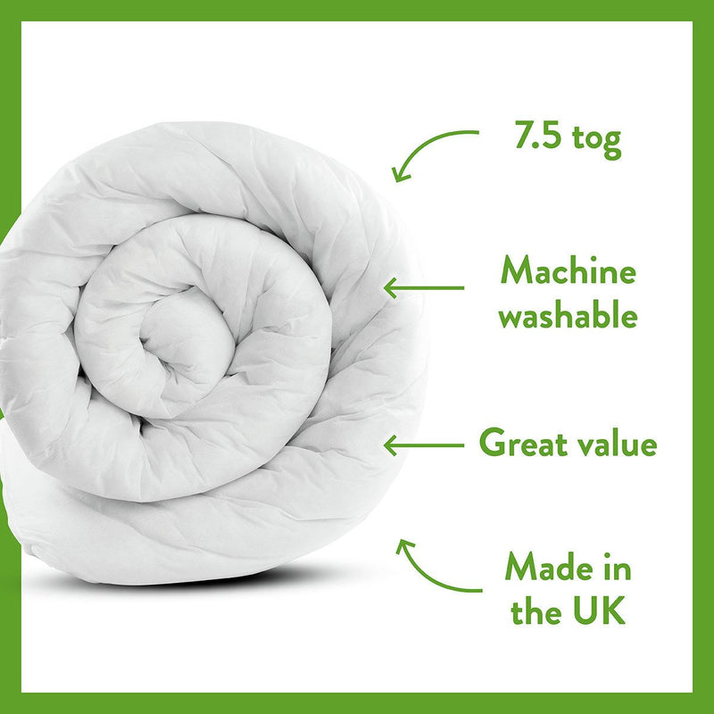 Dreamwell medium weight 7.5 tog double duvet - British product