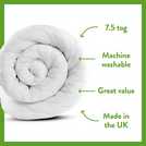 Dreamwell Medium Weight 7.5 Tog Duvet Kingsize - British product