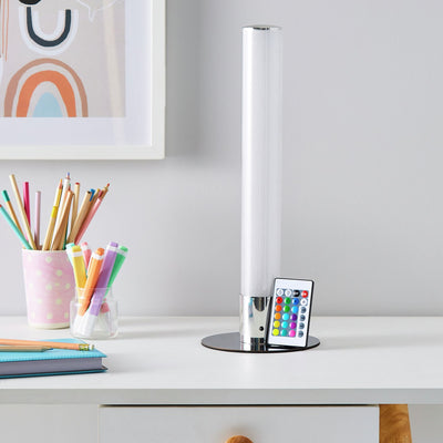 Argos Glow Kids Shimmer LED Cylinder Table Lamp Multicoloured- Buy online at McGrocer