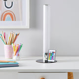 Glow Kids Shimmer LED cylinder table lamp multicoloured H40cm, UK version