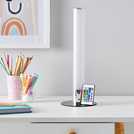 Glow Kids Shimmer LED cylinder table lamp multicoloured H40cm, UK version