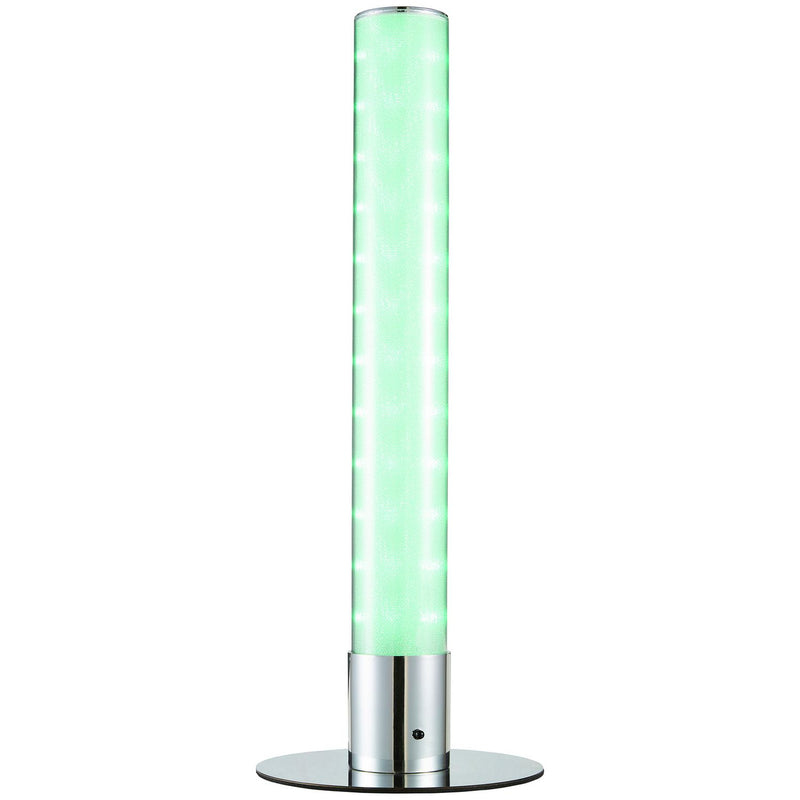 Glow Kids Shimmer LED cylinder table lamp multicoloured H40cm, UK version