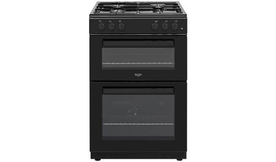 Argos Bush 60cm Twin Cavity Gas Cooker in Black- Buy online at McGrocer