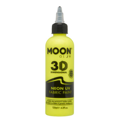 Moon Glow Neon UV Stoffmaling Intens Gul 125ml