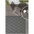 Genesis grey indoor outdoor rug 200 x 67cm, UK version