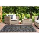 Genesis grey indoor outdoor rug 200 x 67cm, UK version