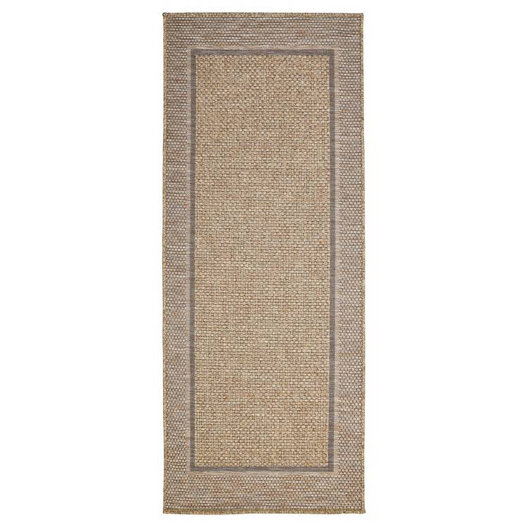 Solstice Latte indoor outdoor rug 80x200, imported from the UK